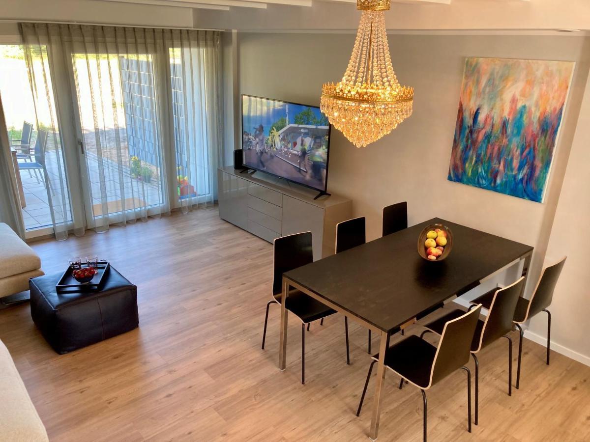 Luxus-Maisonette für die große Familie mit direktem Strandzugang Binz Exterior foto
